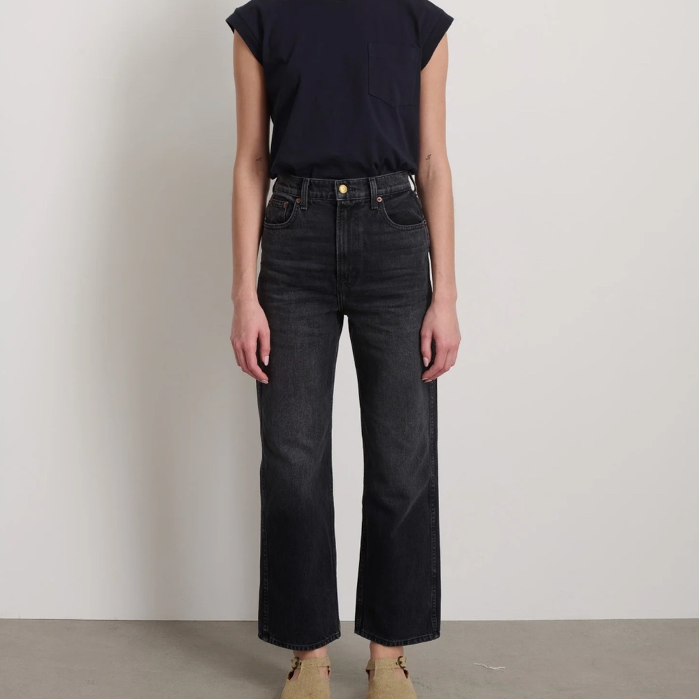 $285 B SIDES JEANS PLEIN RELAXED STRAIGHT STIL BLACK . 26